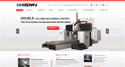 Desktop Screenshot of hisioncnc.com