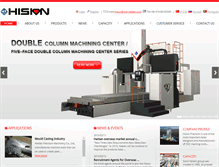 Tablet Screenshot of hisioncnc.com